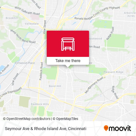Seymour Ave & Rhode Island Ave map