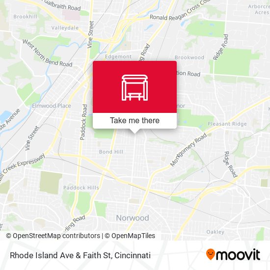 Mapa de Rhode Island Ave & Faith St
