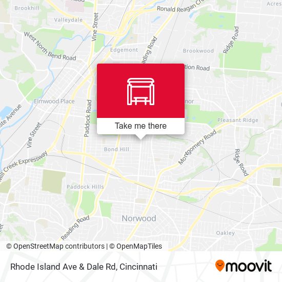 Rhode Island Ave & Dale Rd map