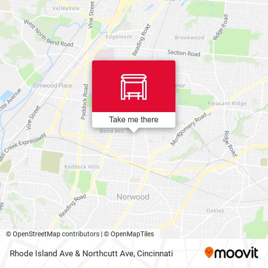 Rhode Island Ave & Northcutt Ave map