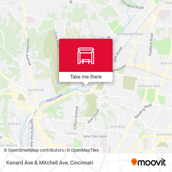 Kenard Ave & Mitchell Ave map