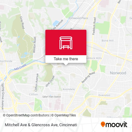 Mapa de Mitchell Ave & Glencross Ave