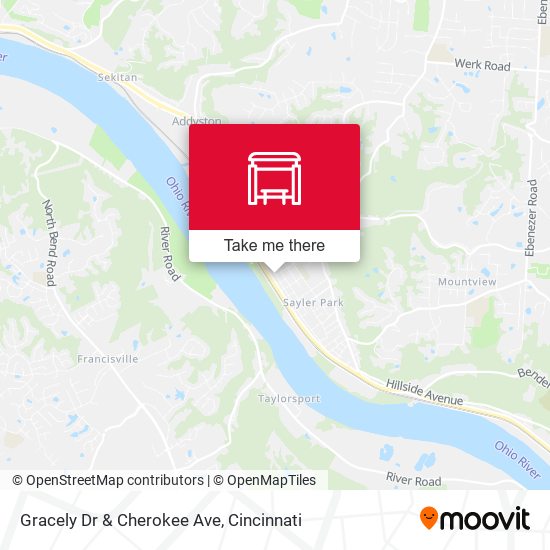 Mapa de Gracely Dr & Cherokee Ave
