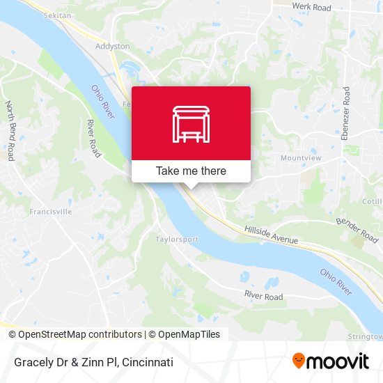 Gracely Dr & Zinn Pl map
