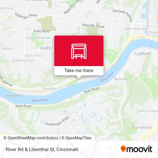 River Rd & Lilienthal St map