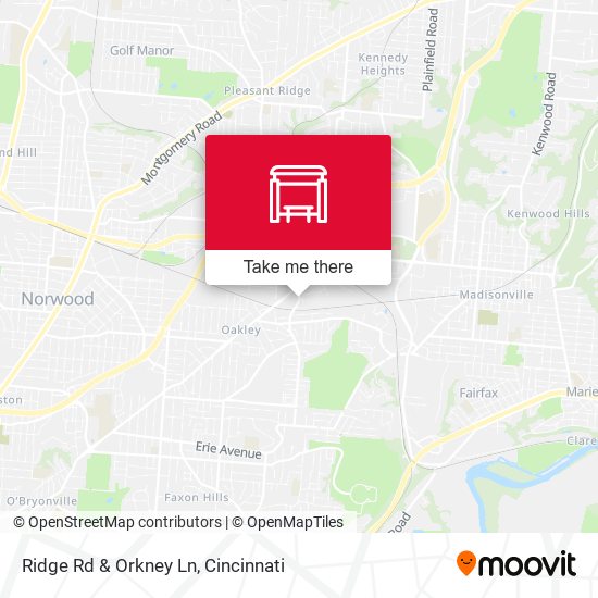 Ridge Rd & Orkney Ln map