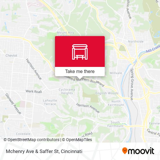 Mchenry Ave & Saffer St map