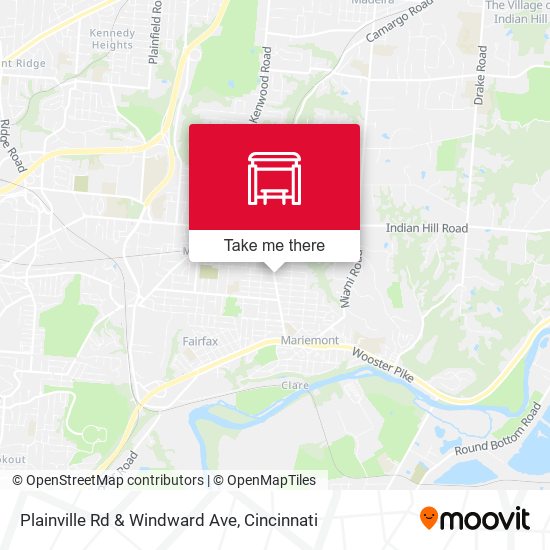 Plainville Rd & Windward Ave map