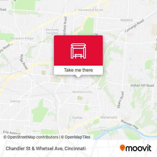 Mapa de Chandler St & Whetsel Ave
