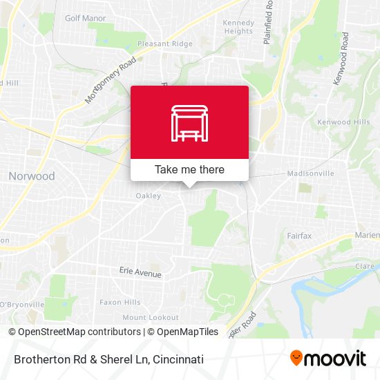 Brotherton Rd & Sherel Ln map