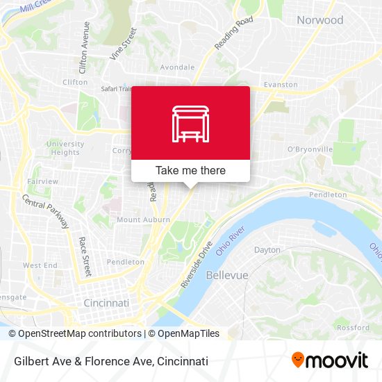 Mapa de Gilbert Ave & Florence Ave