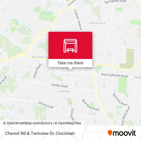 Cheviot Rd & Twinview Dr map