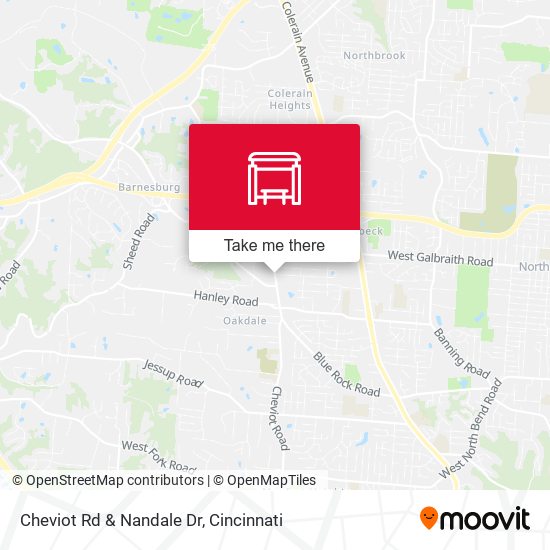 Mapa de Cheviot Rd & Nandale Dr