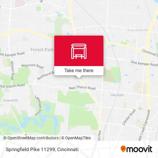 Springfield Pike 11299 map