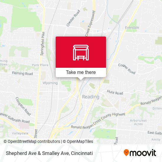 Shepherd Ave & Smalley Ave map