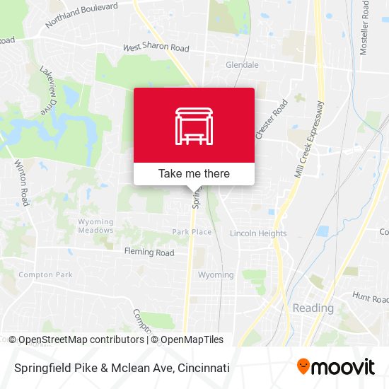 Mapa de Springfield Pike & Mclean Ave