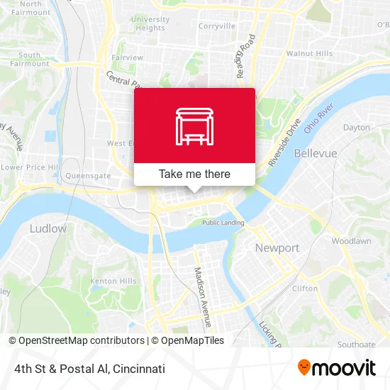 Mapa de 4th St & Postal Al
