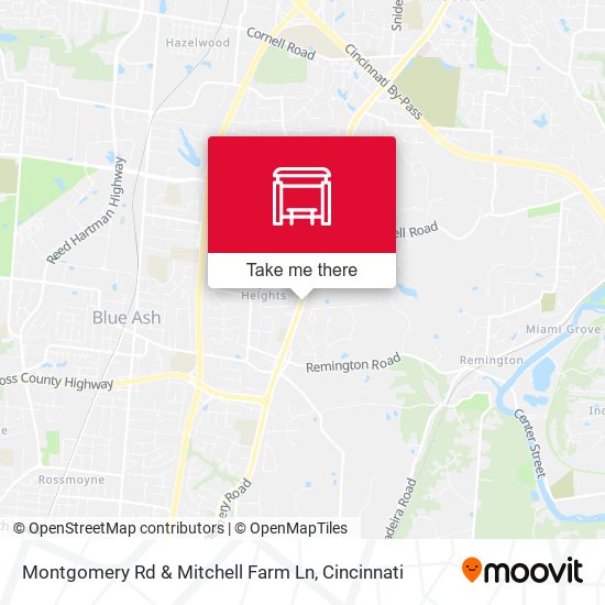 Montgomery Rd & Mitchell Farm Ln map