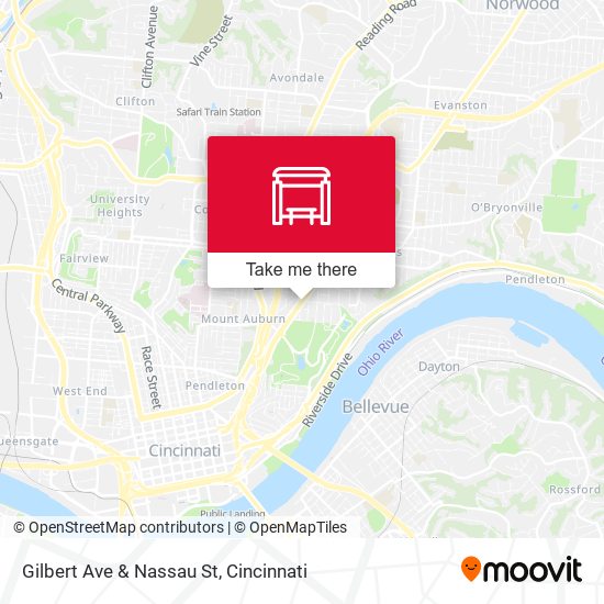 Mapa de Gilbert Ave & Nassau St