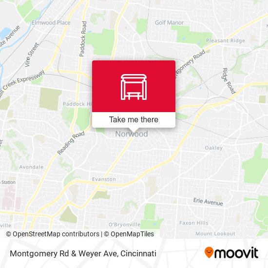Montgomery Rd & Weyer Ave map