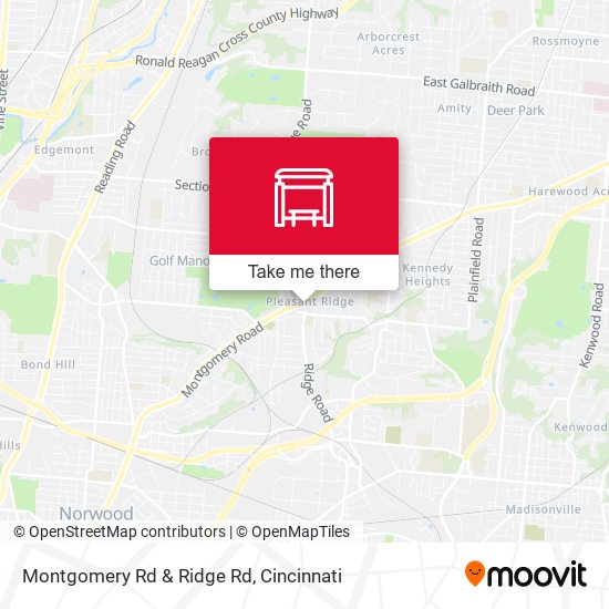 Mapa de Montgomery Rd & Ridge Rd