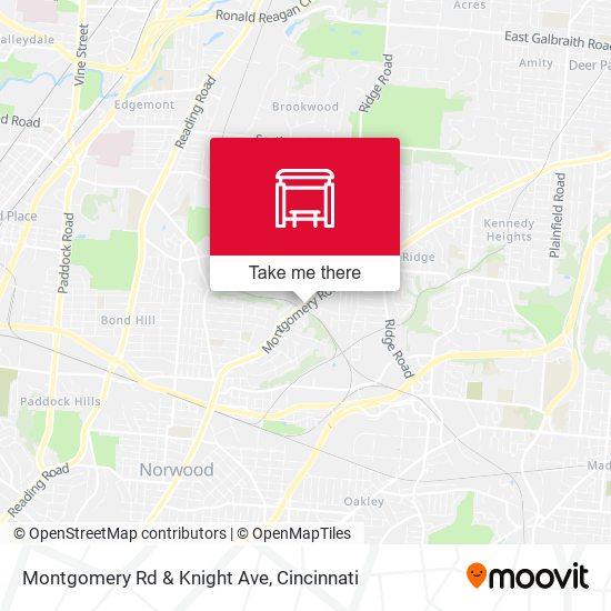 Montgomery Rd & Knight Ave map