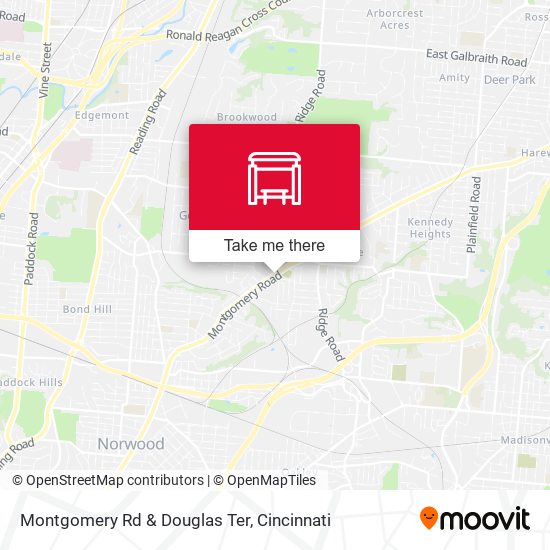 Montgomery Rd & Douglas Ter map