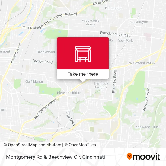 Montgomery Rd & Beechview Cir map
