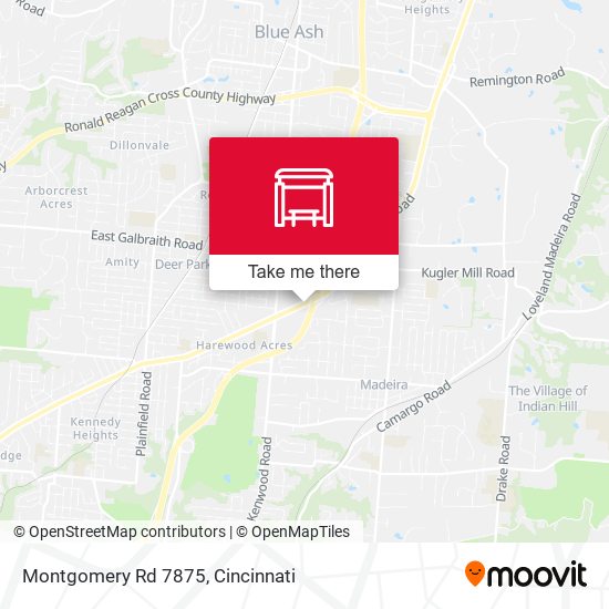 Montgomery Rd 7875 map