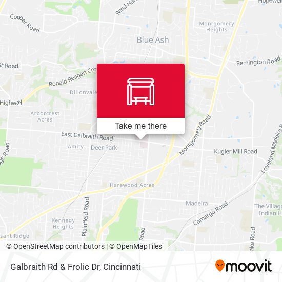Mapa de Galbraith Rd & Frolic Dr