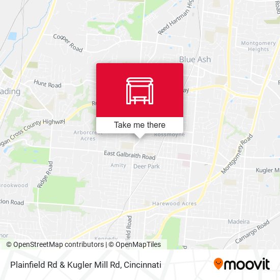 Mapa de Plainfield Rd & Kugler Mill Rd