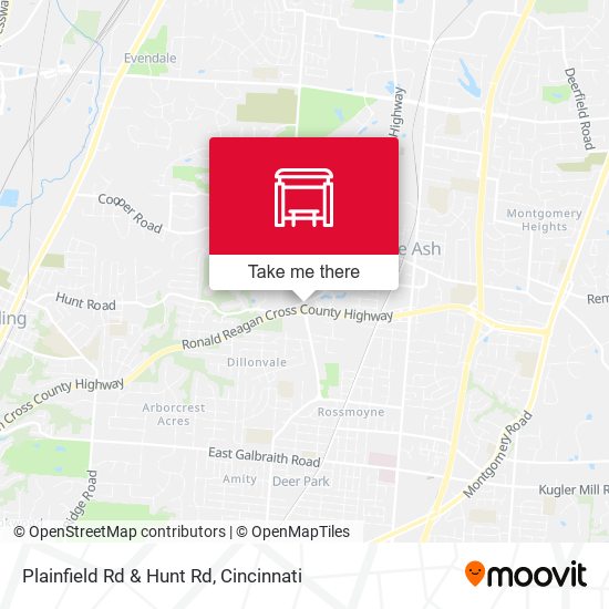 Mapa de Plainfield Rd & Hunt Rd