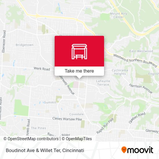 Mapa de Boudinot Ave & Willet Ter