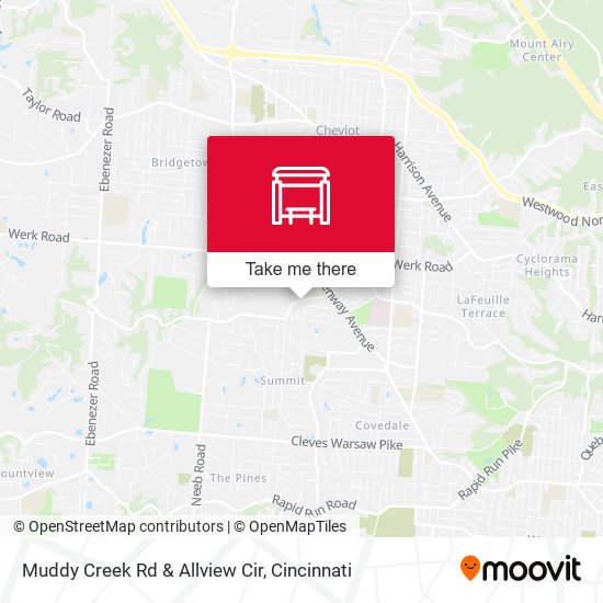 Muddy Creek Rd & Allview Cir map