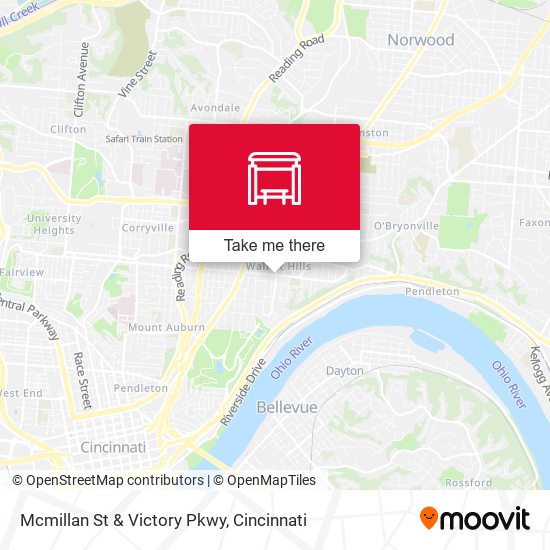 Mcmillan St & Victory Pkwy map