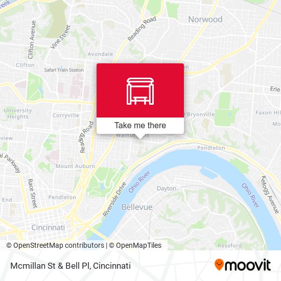 Mapa de Mcmillan St & Bell Pl