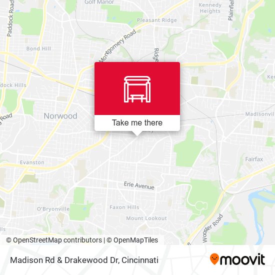 Madison Rd & Drakewood Dr map