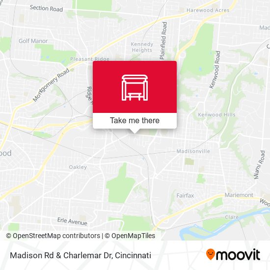 Madison Rd & Charlemar Dr map