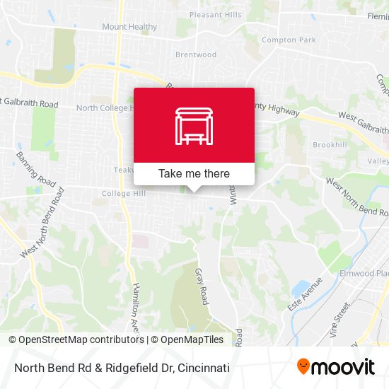 North Bend Rd & Ridgefield Dr map