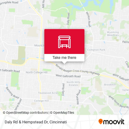 Mapa de Daly Rd & Hempstead Dr