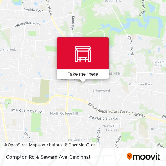 Compton Rd & Seward Ave map