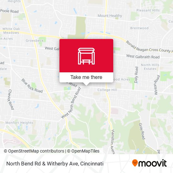 North Bend Rd & Witherby Ave map