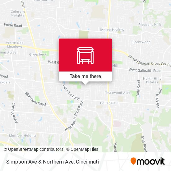 Mapa de Simpson Ave & Northern Ave