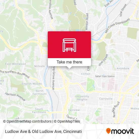 Mapa de Ludlow Ave & Old Ludlow Ave