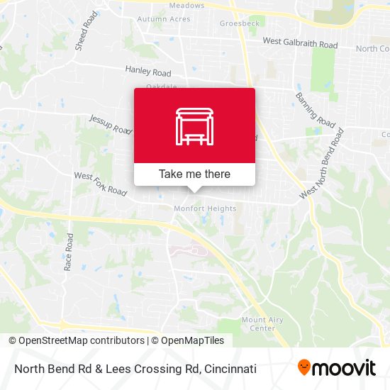 Mapa de North Bend Rd & Lees Crossing Rd
