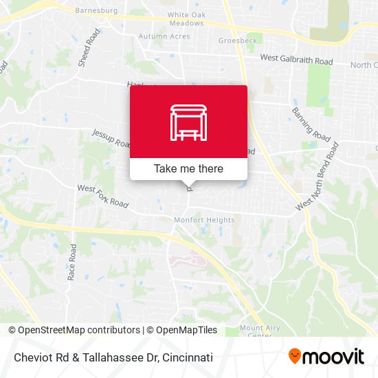 Mapa de Cheviot Rd & Tallahassee Dr