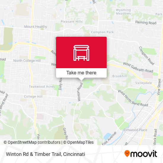 Winton Rd & Timber Trail map