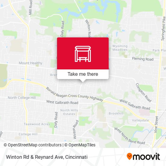 Winton Rd & Reynard Ave map