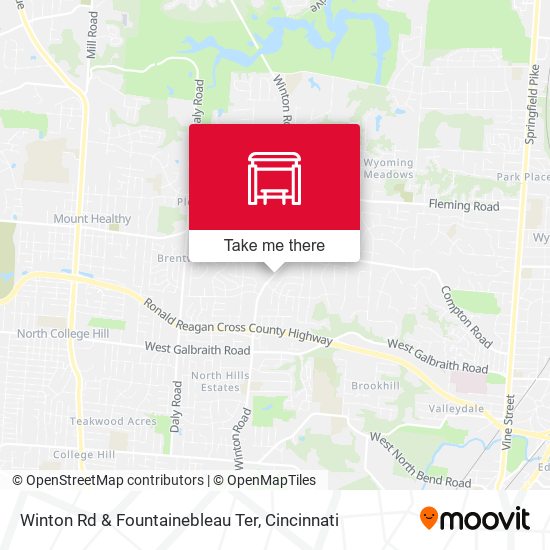 Mapa de Winton Rd & Fountainebleau Ter