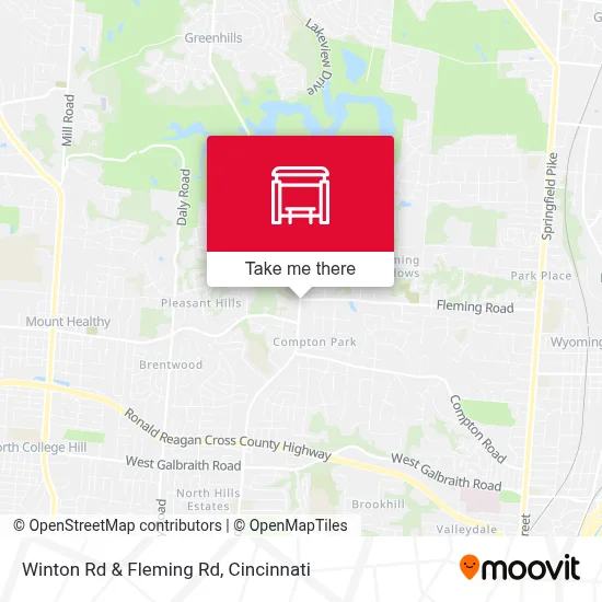 Winton Rd & Fleming Rd map